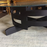 Chinoiserie Black Wooden Coffee Table - FREE SHIPPING!