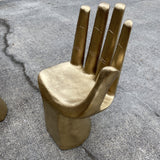 Collection of Gilded Hand Chairs in the Style of Pedro Friedeberg - Set of 4