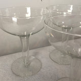 Contemporary Hollow Champagne Glasses - Set of 9