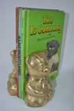 Brass Teddy Bear Bookends - FREE SHIPPING!