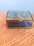 Glass Bird Trinket Box