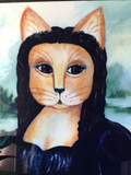 Robert Rodenburger Mona Lisa Cats Canvas Art