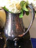 Silver Plated Footed Water Pitchers - Set of 3 - FREE SHIPPING!