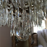 Drop Crystal Brass Chandelier - FREE SHIPPING!