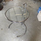 Eileen Gray Mid-Century Modern Chrome Side Table
