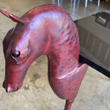 Figurative Metal and Stone Equestrian Horse Table - FREE SHIPPING!