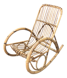 Franco Albini Bamboo Rocking Chair** - FREE SHIPPING!