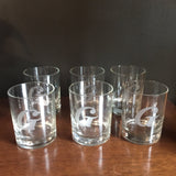 G Monogrammed Rock Glasses - Set of 6 - FREE SHIPPING!