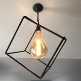 Geometric Minimalist Handmade Metal Lighting Fixture Square - FREE SHIPPING!
