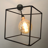 Geometric Minimalist Handmade Metal Lighting Fixture Square - FREE SHIPPING!