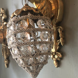 Gilded Deer Wall Sconces** - a Pair - FREE SHIPPING!