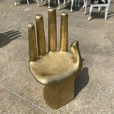 Reserved for Erin. Pedro Friedeberg style Gilded Wooden Right Hand Chair
