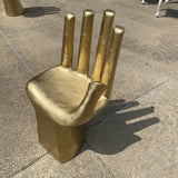 Reserved for Erin. Pedro Friedeberg style Gilded Wooden Right Hand Chair