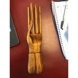 Handcarved Wooden Left Hand - FREE SHIPPING!