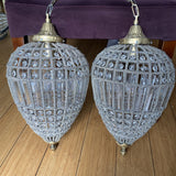 Hanging Pendant Chandeliers - a Pair