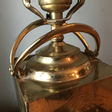 1950s Vintage Brass Pagoda Foo Dog Tea Lamp - FREE SHIPPING!