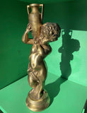 Greek Key Cherub Decorative Piece