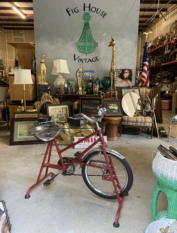 Vintage Red Working Bike – Fig House Vintage - Main Image