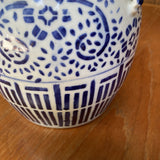Vintage Blue & White Chinoiserie Vase With Spout
