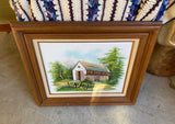 Original Oil on Canvas House Painting