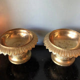 1970s Reticulated Pedestal Bowls - a Pair