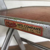 1970s Metal & Wood Children's Chairs - A Pair