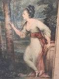 Late 19th Century “Lady Lloyd” Signed by Mezzotint Artist Samuel Arlent Edwards