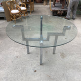 1970s Mid-Century Modern Geometric Mod Dining Table