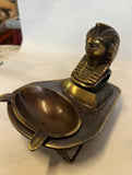 Egyptian brass ashtray catchall