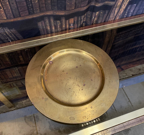 Simple Brass Decorative Plate