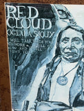 1960s Vintage Vanguard Studios Original Painting of Red Cloud