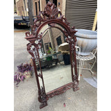 1970s Large Acanthus Scrolling Mirror