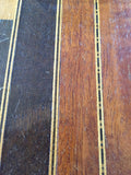 Antique checkerboard. Circa 19c. Wooden inlay and dovetail construction. Wooden pieces