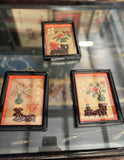 Semi Precious Stone Works of Chinoiserie Asian Art- a Trio