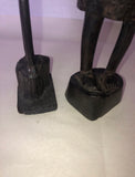 Hand Carved Wooden African Figures