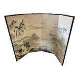 1970s Hand-Painted Chinoiserie Screen
