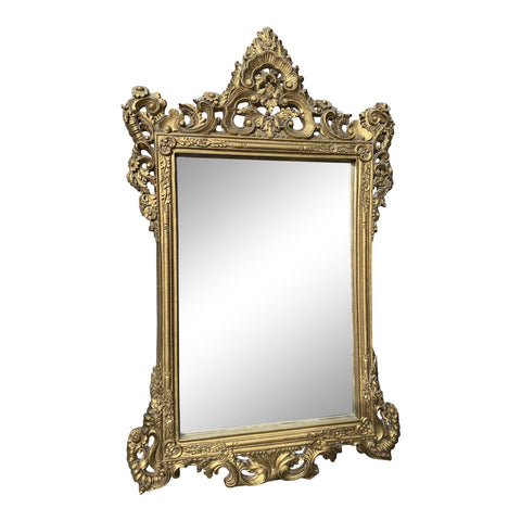 Golden Framed Wall Mirror