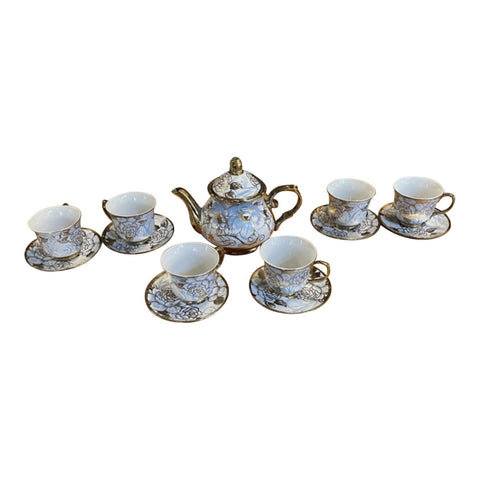 Vintage Ceramic Tea Set- 14 Pieces
