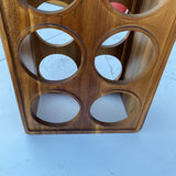 1980s Danish Style Minimalist Wine Holder - FREE SHIPPING!