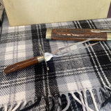 1970s Knife and Fork With Asian Holder - Set of 3