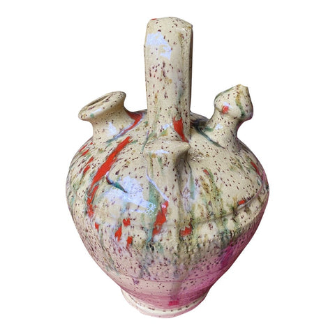 1970s Splatter Art Vase