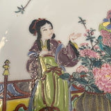 Hand Painted Chinoiserie Plate