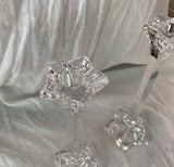 Collection of Crystal Candleholders and Serveware