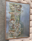 Authentic Jazz Festival Follansbee Forge Metal Work of Art Signed by Artist