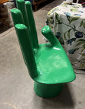 Kelly Green Hand Chair