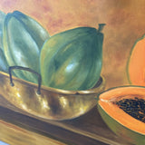 Late 20th Century Fruit Still Life Painting
