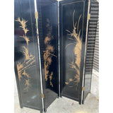 1960s Chinoiserie Mother of Pearl Hand Painted Screen