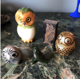 1970s Assorted Owls** - Set of 5 - FREE SHIPPING!