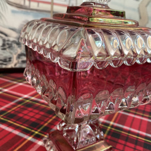 Glass Pedestal Candy Jar