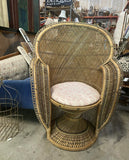 1970s Boho Chic Peacock Chair